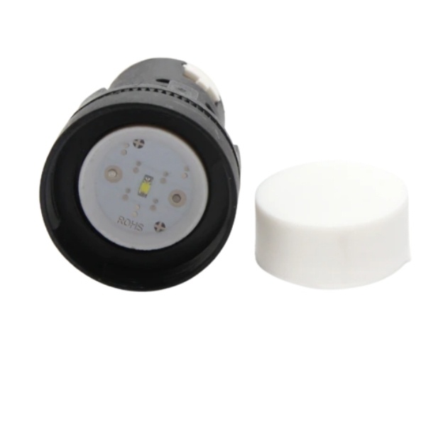 Đèn báo pha AD136-22DS phi 22 bóng đèn led điện áp 24VDC, 220VAC lắp đặt tủ điện ánh sáng chuẩn đẹp