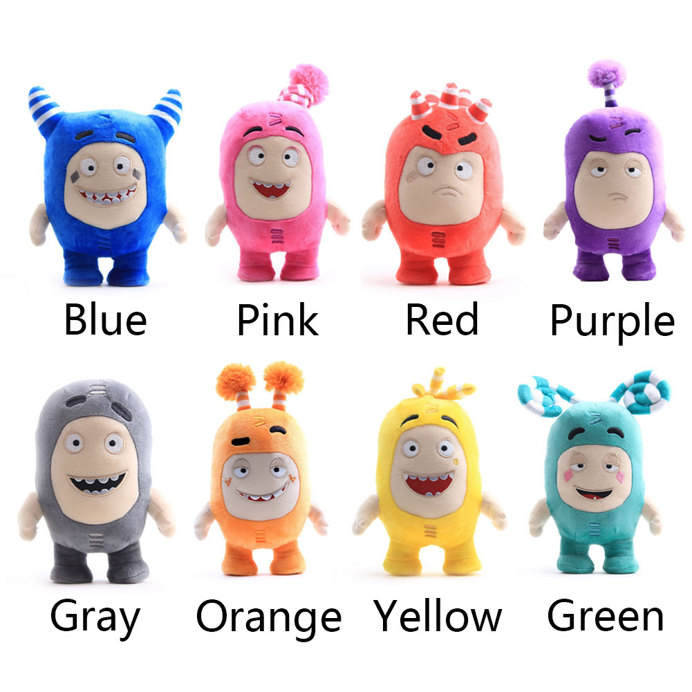 🐶SD 18CM Phim hoạt hình Oddbods Vui nhộn Dễ thương Đồ chơi Sang trọng cho Trẻ em Búp bê Nhồi bông Quà tặng Trang trí Xe