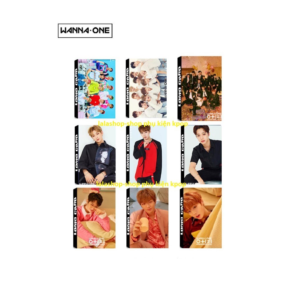 [MUA 1 TẶNG 1_10 MẪU]LOMOCARD WANNA ONE(ẢNH THẬT)