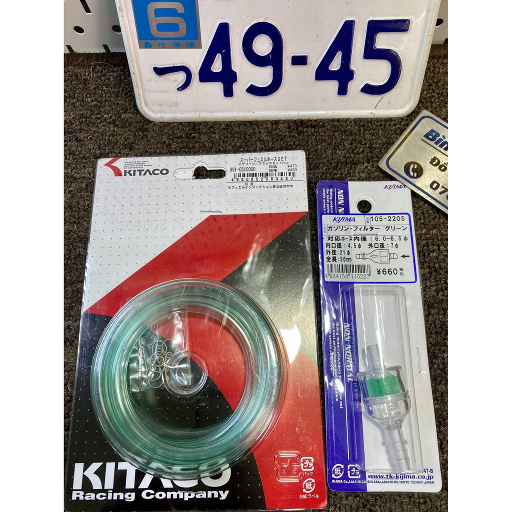 Dây Xăng Kitaco Và Lọc Xăng Kijima