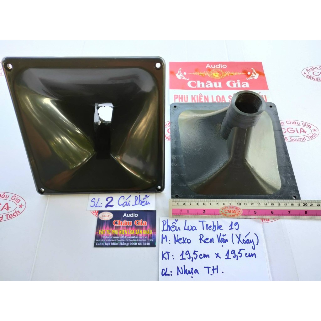 Phễu loa treble 2 cái Audio Châu Gia