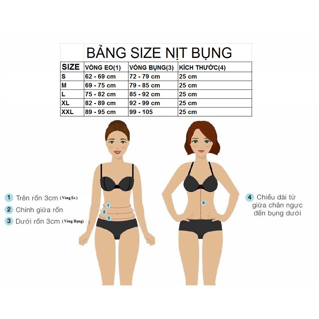 Đai nịt bụng giảm mỡ 6 nấc cài giúp giảm mỡ bụng tạo vóc dáng săn chắc