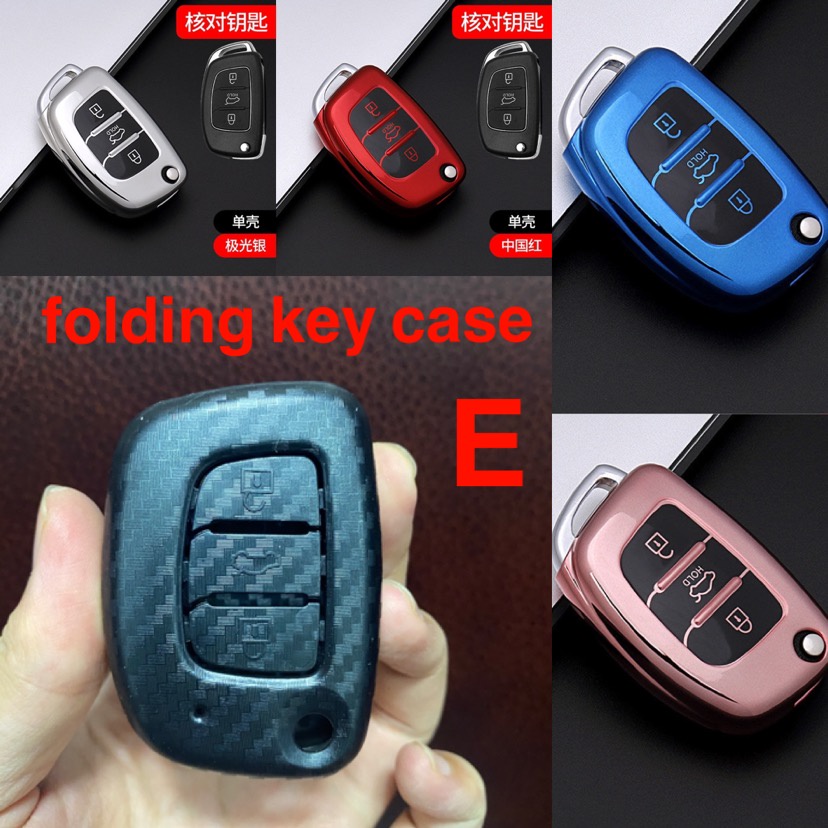 Ốp chìa khoá cho xe ô tô Hyundai bảo vệ chìa bền đẹp chắc chắn dành cho các loại xe smartkey i10/tucson/elantra