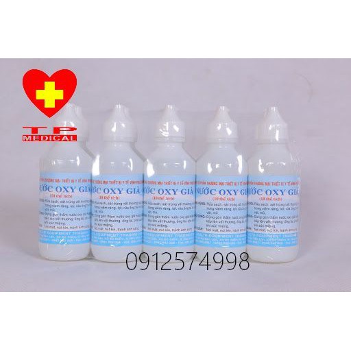 Nước oxy già Vĩnh Phúc 60ml 10 chai/ lốc