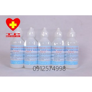 [Mã COSDAY621 -10% đơn 150K] Nước oxy già Vĩnh Phúc 60ml 10 chai/ lốc