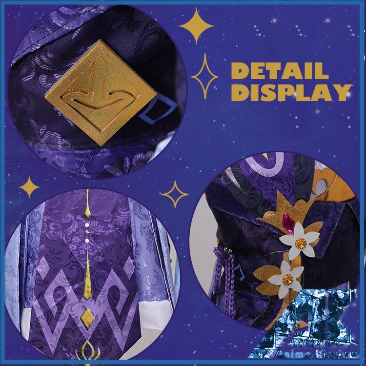 Genshin Impact KEQING Cosplay Bộ Tóc Giả Hóa Trang Nhân Vật Anime Cho Nữ