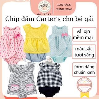 Đầm bé gái- hàng hiệu Carter's xuất dư váy bé gái có chip liền thân và không có chip Hạ Store