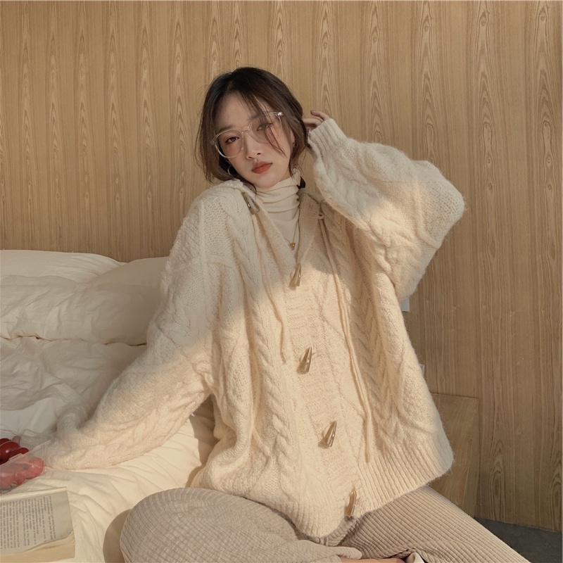 Áo khoác len Cardigan bo tay vintage Chifuyu Tokyo Revengers