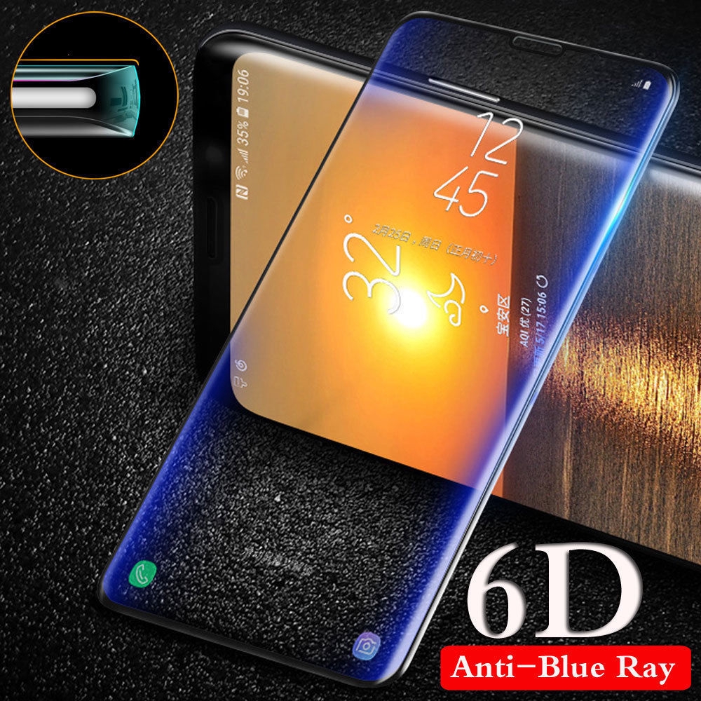 Miếng dán cường lực chống ánh sáng xanh bảo vệ tiện dụng cho Samsung S8 S9 Plus Note 9