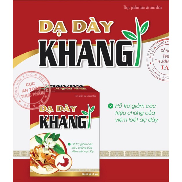 ✅ Dạ Dày Khang 👍  👍  Lựa Chọn Cho Người Trào Ngược, Viêm Loét Dạ Dày, Khuẩn HP