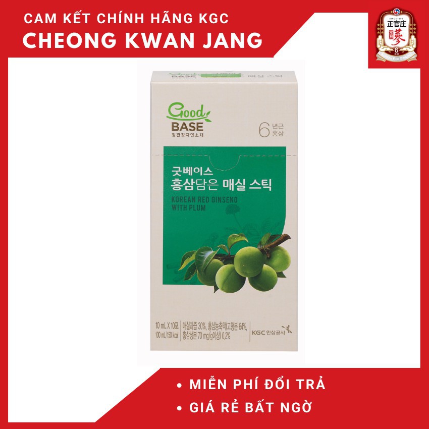 Goodbase Hồng sâm chứa mơ Cheong Kwan Jang - Giải độc, giảm chứng khó tiêu, làm đẹp da