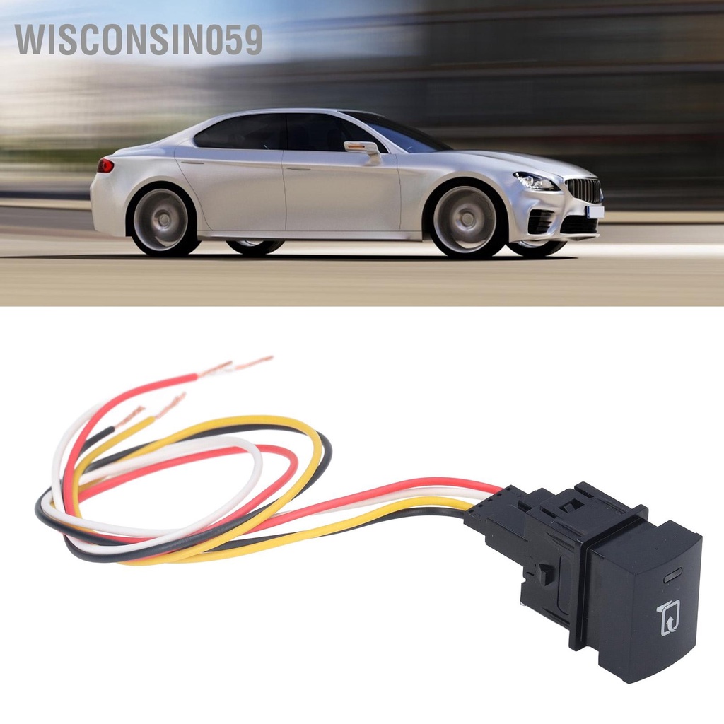 Wisconsin059 Fog Light Switch Reserved Hole Stable Heat Resistant Polishing Treatment Lamp for Vehicles 12V 10A