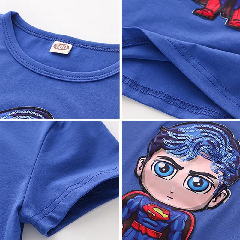 Áo thun tay ngắn in họa tiết xinh xắn cho bé