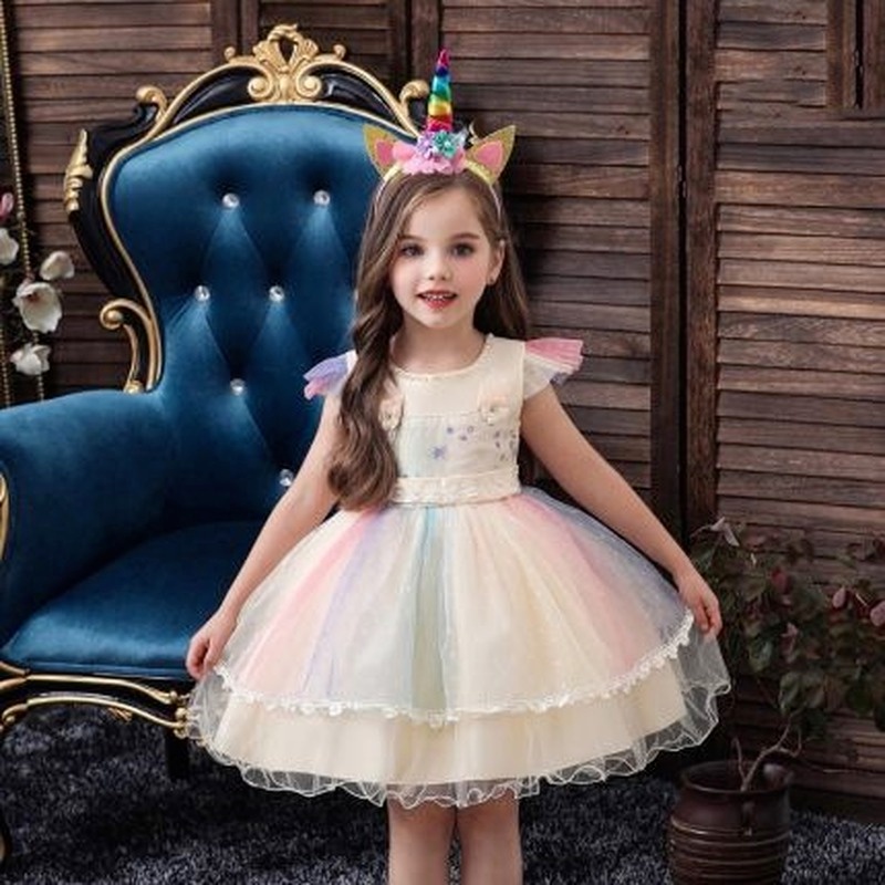 Băng Đô Cài Tóc Hình Sừng Kỳ Lân Cho Bé
