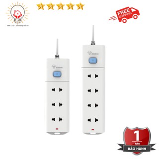 Ổ cắm liền dây 3 mét, ổ cắm liền dây 5 mét, ổ cắm chống cháy, ổ cắm siêu bền, ổ cắm chống move -Hàng chính hãng