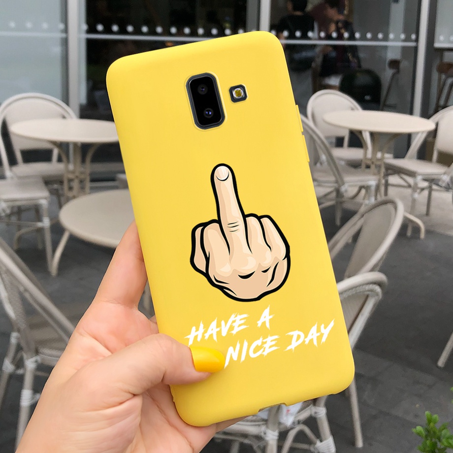 Ốp Điện Thoại TPU Dẻo In Họa Tiết Độc Đáo Thời Trang Cho Samsung Galaxy j6+ j6 plus Samsung SM-J610G SamsungJ 6+ 2018