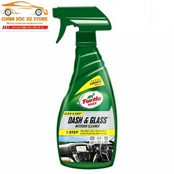 Dung Dịch Vệ Sinh Kính Đa Năng, vệ sinh màn hình lcd, nội thất, taplo ô tô Turtle Wax Dash and Glass 680ml T930