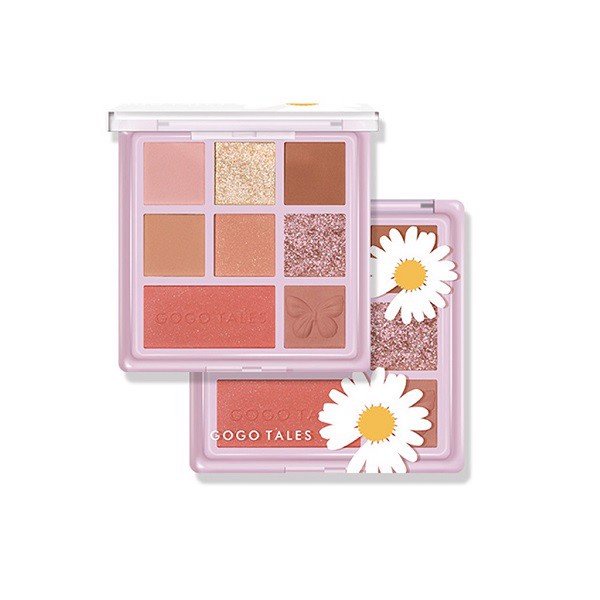 Bảng Phấn Mắt 8 Ô GoGo Tales Daisy Heartbeat Star Yarn Eyeshadow | BigBuy360 - bigbuy360.vn