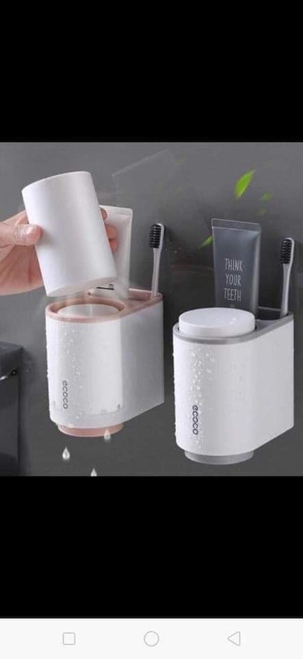 BỘ CỐC ĐỂ BÀN CHẢI ĐÁNH RĂNG NAM CHÂM 1 ECOCO 2019 siêu hót