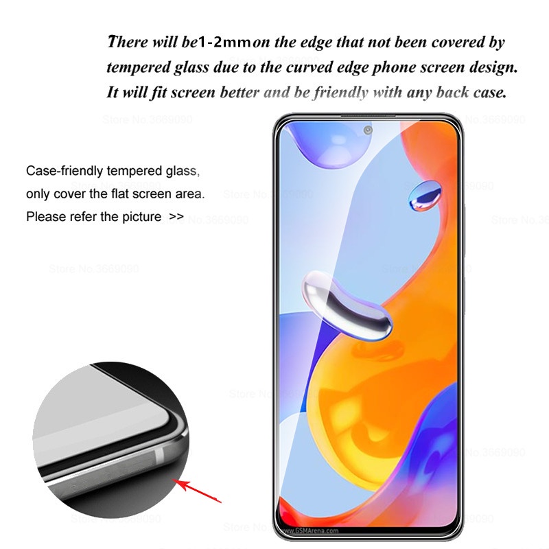 Ốp Điện Thoại Dạng Kính Cường Lực 2 Trong 1 Bảo Vệ camera Cho xiaomi redmi note 11 pro note11s redmy not11 s note11pro 5G