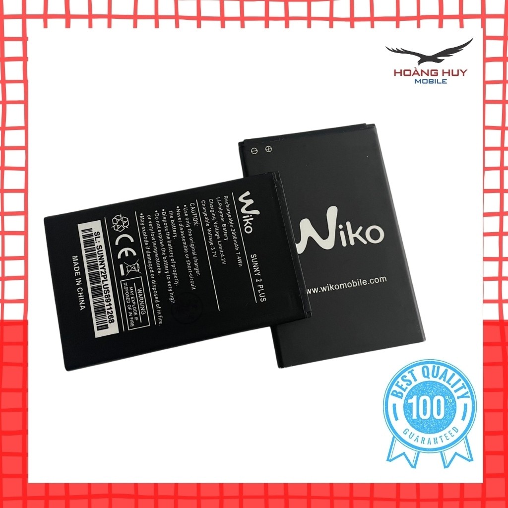 Pin Wiko Suny 2 Plus / Wiko Suny 2 Dung Lượng 2000mAh Hàng Zin Nhập Khẩu Bảo Hành 6 Tháng 1 Đổi 1