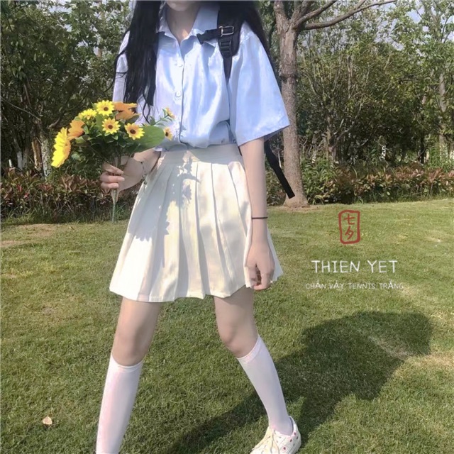 [Mã WASTUP giảm 10% tối đa 30K đơn 99K] CHÂN VÁY TENNIS TRẮNG BÓNG CÓ QUẦN TRONG | BigBuy360 - bigbuy360.vn