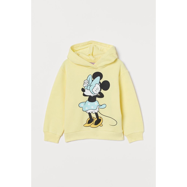 Áo dài tay bé gái -Set 2 áo nỉ hoodie Mickey cho bé trai bé gái size 2-10y