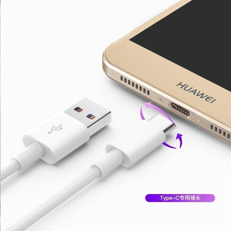 Dây cáp sạc/ truyền dữ liệu nhanh 5A USB-C cho Android Huawei 25cm 1M 1.5M 2M