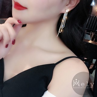 BÔNG TAI DÀI ĐÍNH ĐÁ - MELY 953