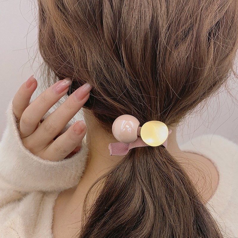 Dây cột tóc màu kẹo ngọt phong cách Hàn Quốc đáng yêu cho nữ B851