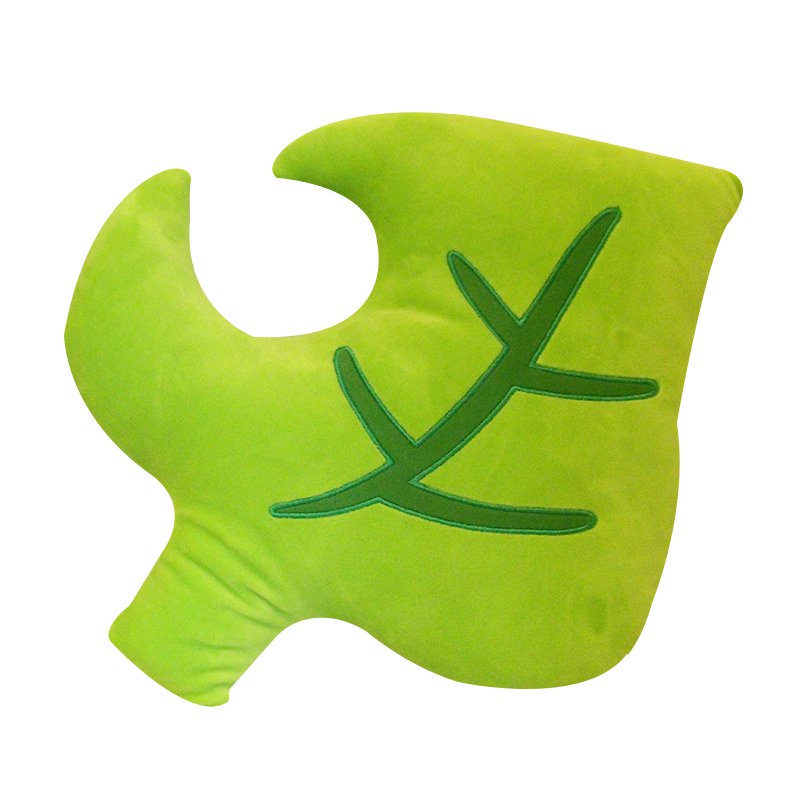 Aixini Green Leaf Plush Animal Leaf Plushie Toy Doll Pillow Home Decoration