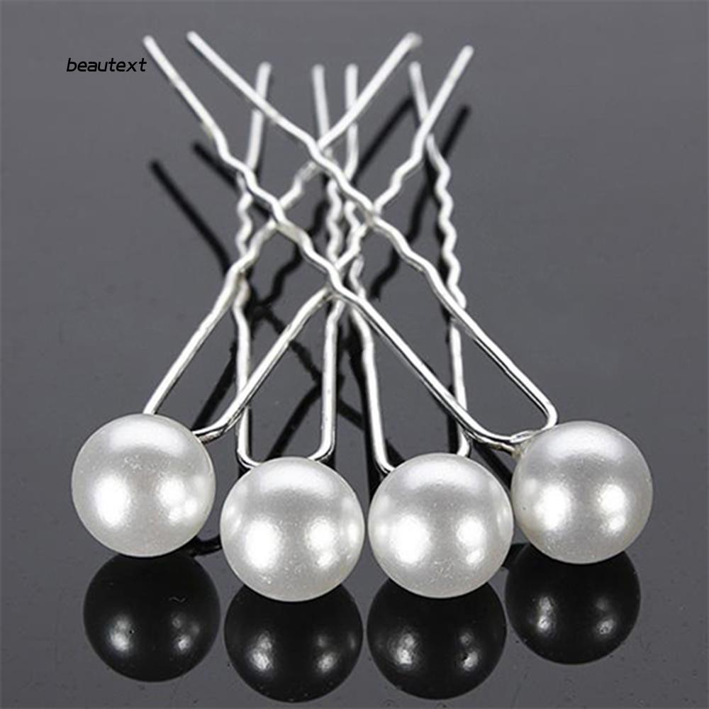Set 20 ghim tóc gắn ngọc trai trang trí tóc sang trọng thanh lịch