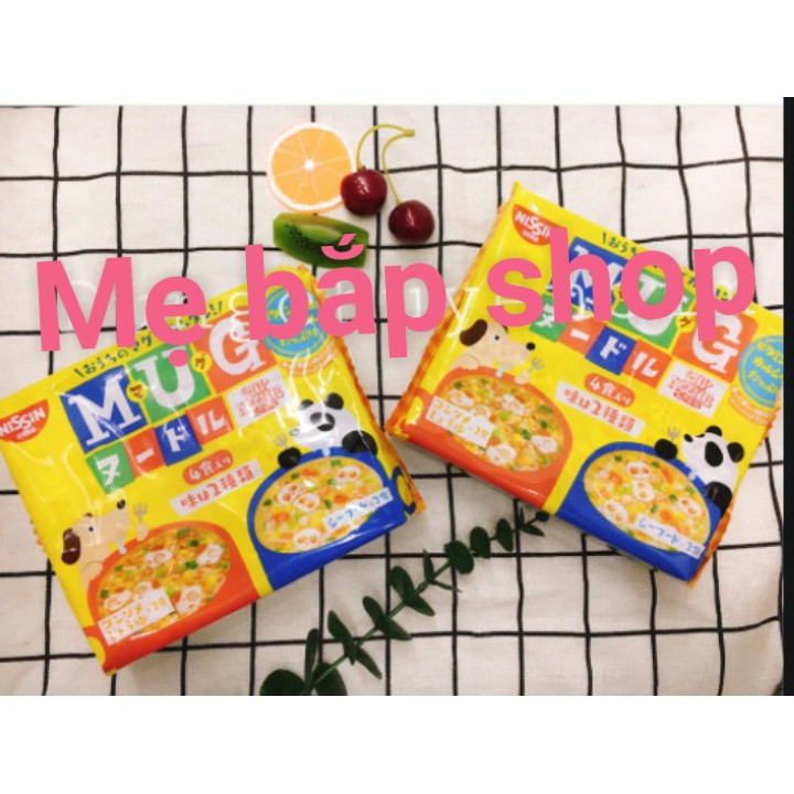 Mỳ ăn liền Mug Nissin mẫu mới nhật bản