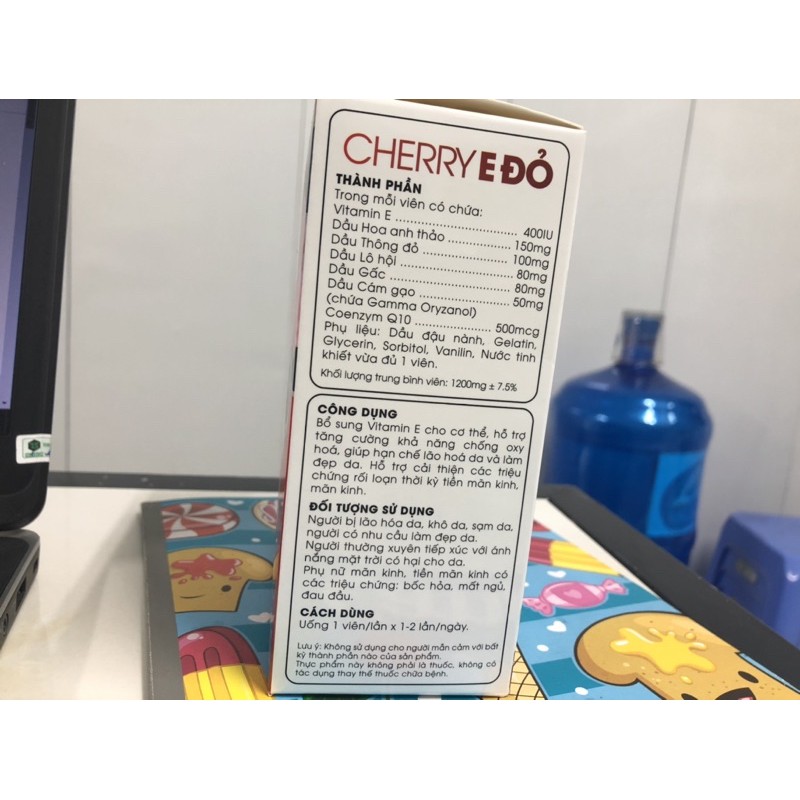 Cherry E đỏ Dầu hoa anh thảo