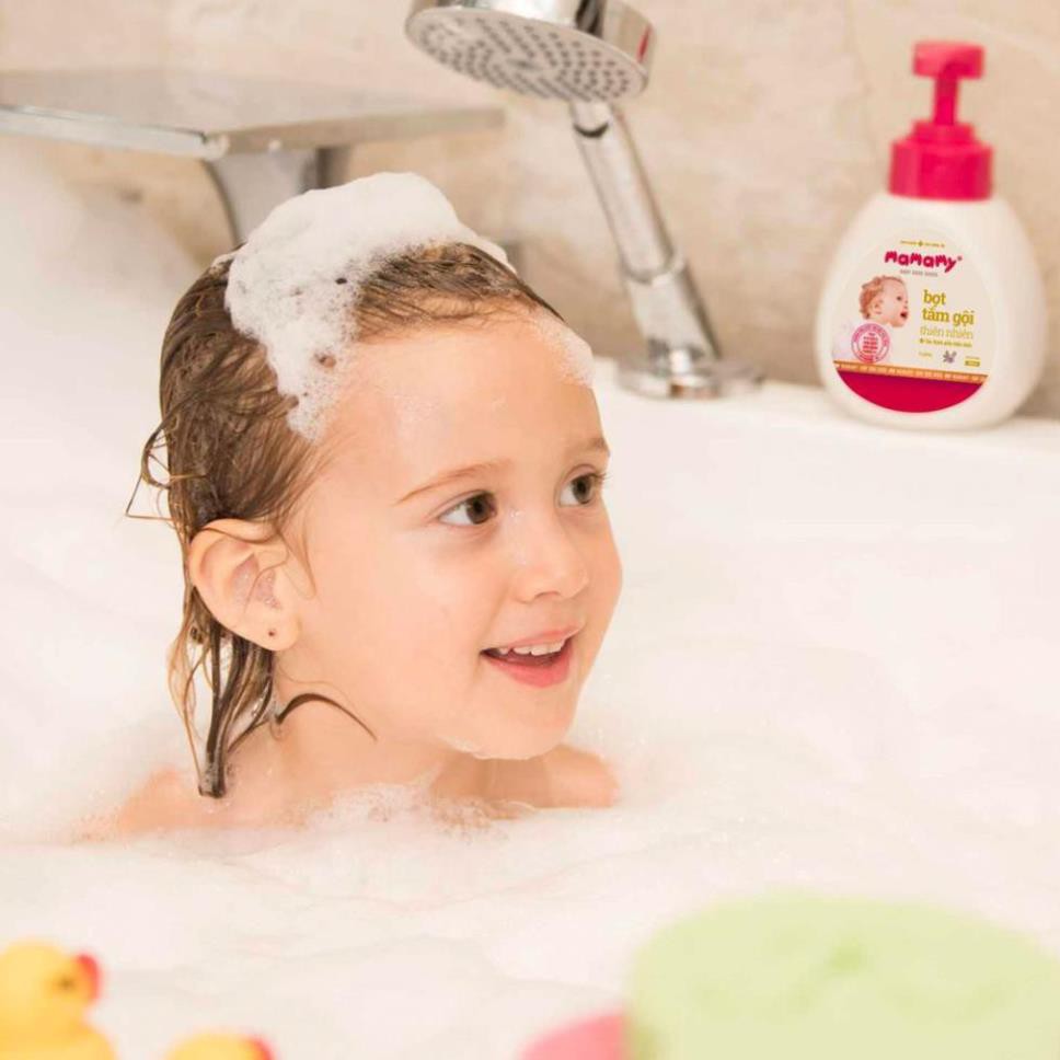Bọt tắm gội thiên nhiên Mamamy Rasberry 400ml - FLASH SALE 99K