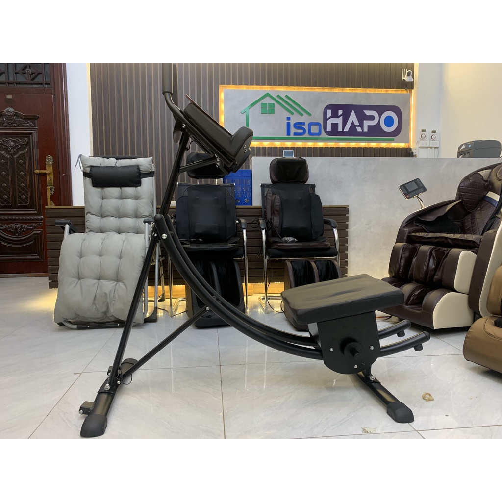 Máy tập cơ bụng giúp bụng hông eo giảm mỡ săn chắc cơ, máy tập thể dục nhà săn chắc vòng hai- tập gym tại nhà