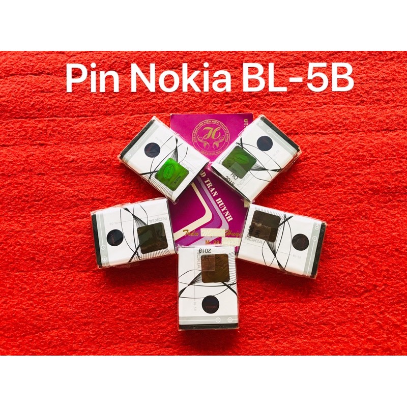 Pin Nokia BL-5B dùng cho nokia(3220/6020/7260/3230/5200/5300/6120C/6060/5500/7360...