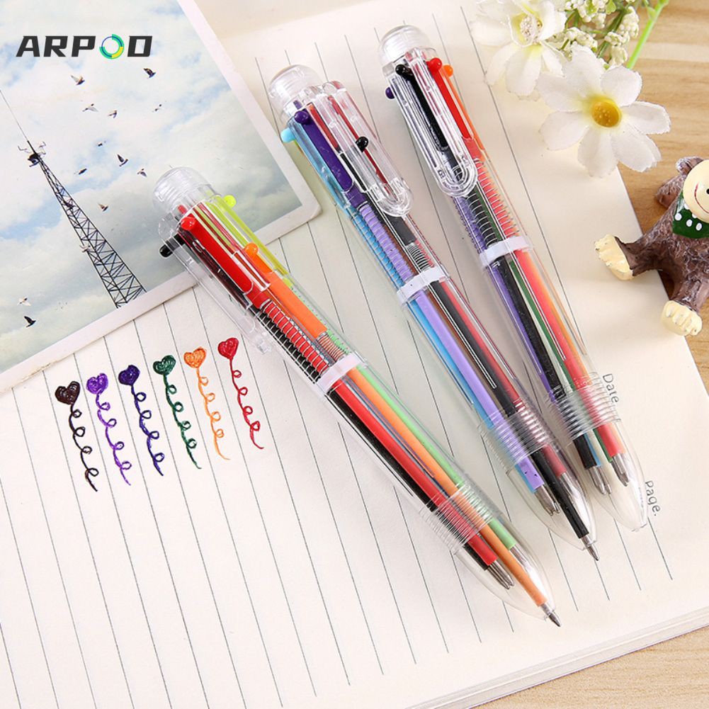 1 Bút Bi 6 Màu Đa Năng