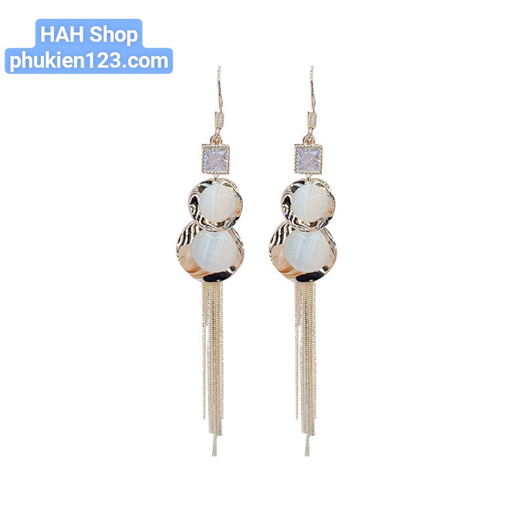 Bông tai hình Hồ Lô siêu xinh mẫu hot năm 2022 phong cách Hàn Quốc nhẹ nhàng, sang trọng