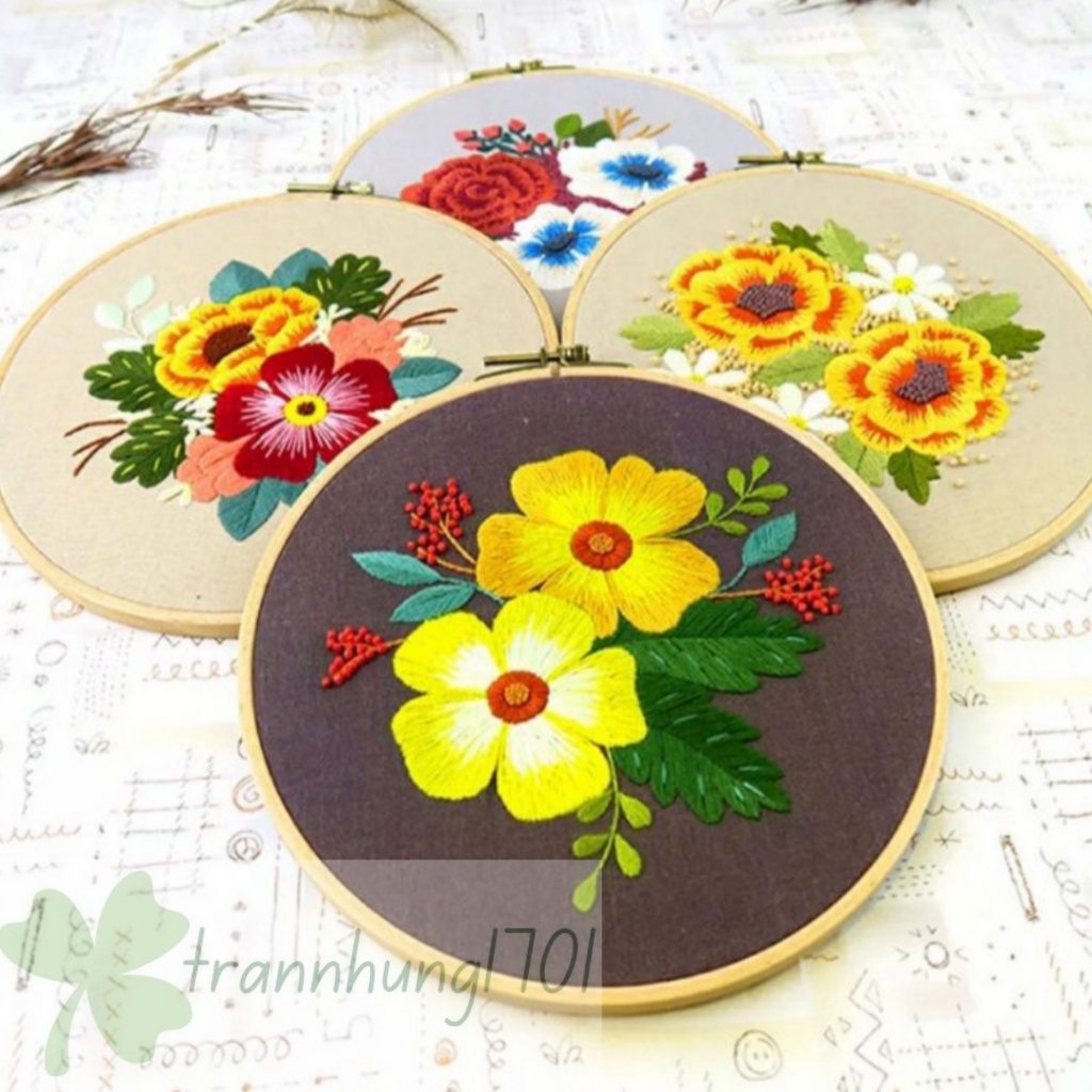 Bộ kit thêu tay trang trí DIY _ bộ sưu tập số 07