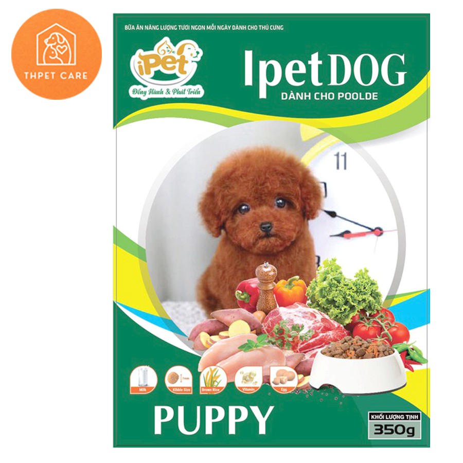[100% chính hãng] Thức Ăn Cho Chó Poodle Nhỏ Vị Sữa Và Thịt Bò, lông đỏ Bổ Sung Vitamin Và Tinh Chất Thảo Dược - TH Pet