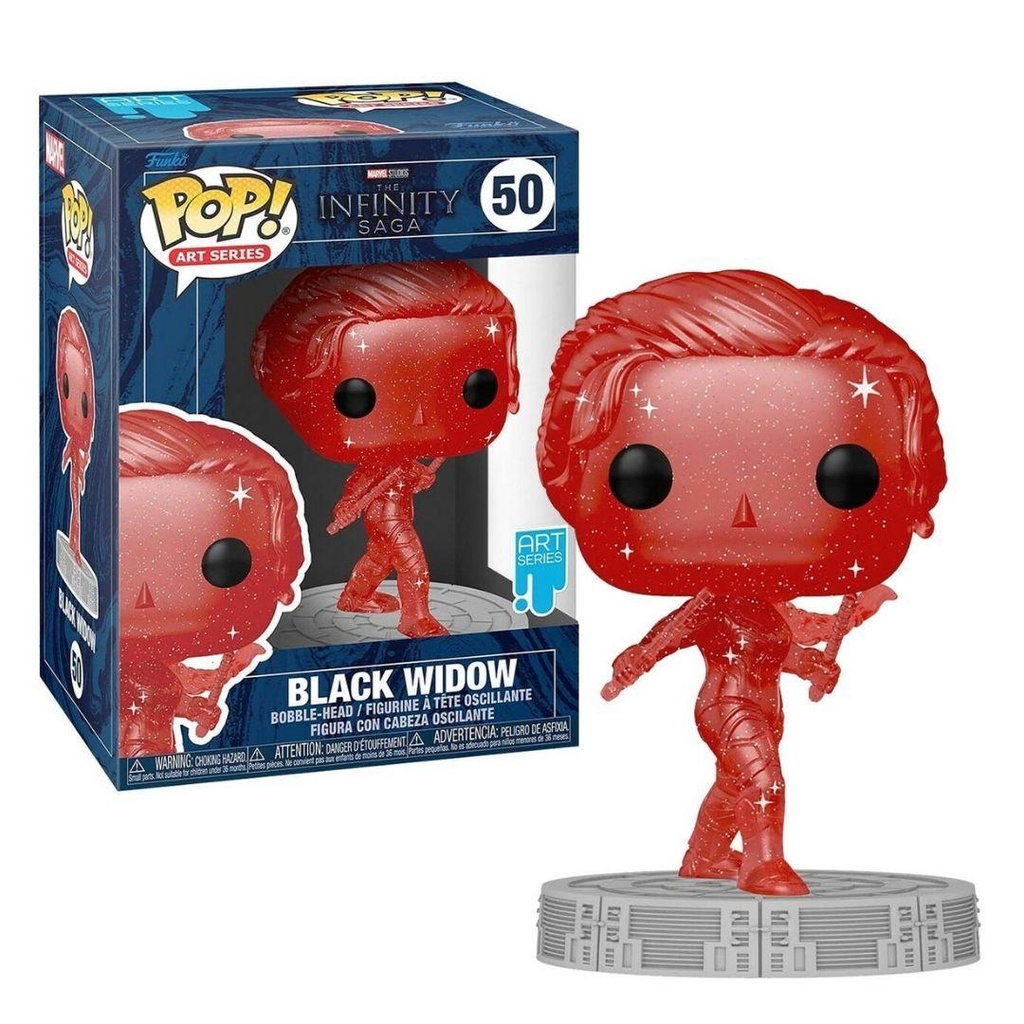 Mô hình Marvel Black Widow 10cm 50 Infinity Saga Artist Series Funko Pop Mô hình tĩnh Nhựa PVC CHÍNH HÃNG MỸ MVFKP19