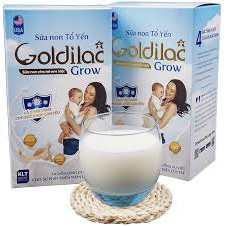 [NGOT10PTT][Rẻ Vô Địch] 5 hộp Sữa Goldilac Grow - Sữa non tổ yến  - Cam kết sản phẩm chính hãng 1 gói 14g