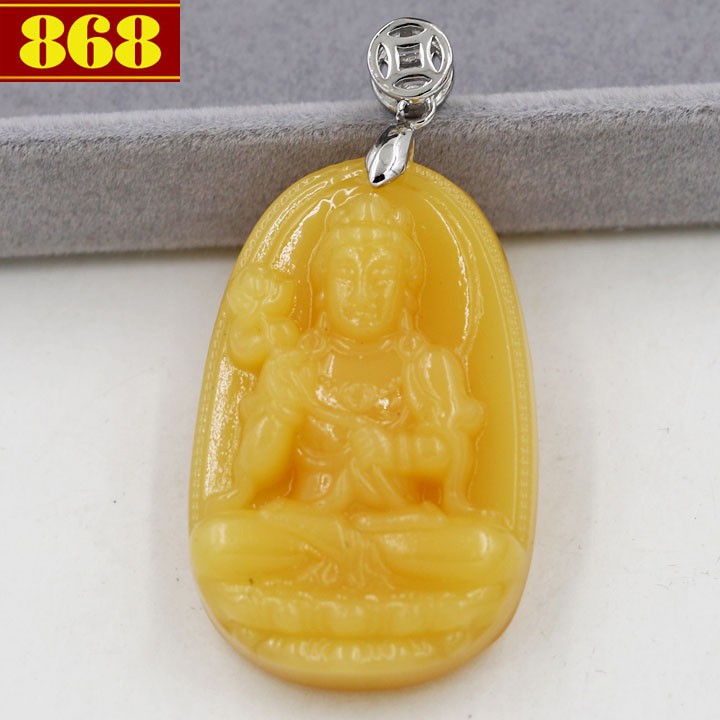 Mặt dây chuyền Phật Đại Thế Chí Bồ Tát 4.3 cm vàng