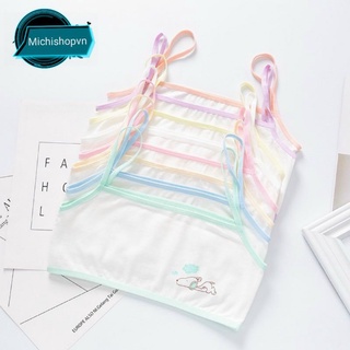 Áo lót lá học sinh cotton 2 dây không đệm