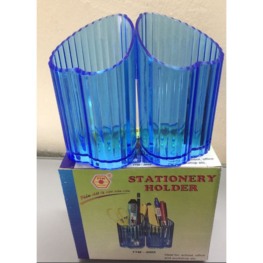 Khay bút cắm bàn mã 3003 cố định giao màu ngẫu nhiên