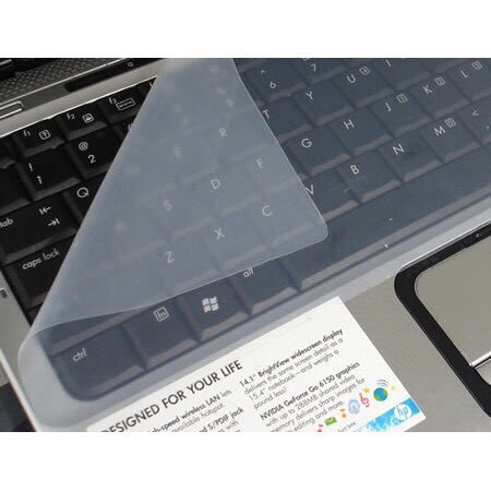 Miếng phủ bàn phím silicon 13 14 15.6 17 inch (chắn bụi, chống nước cho laptop)