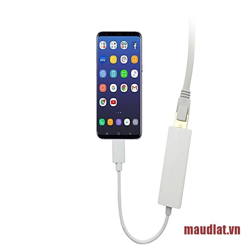 Bộ Chia 3 Cổng Usb 3.1 Type C Sang Usb Rj45 Ethernet Lan