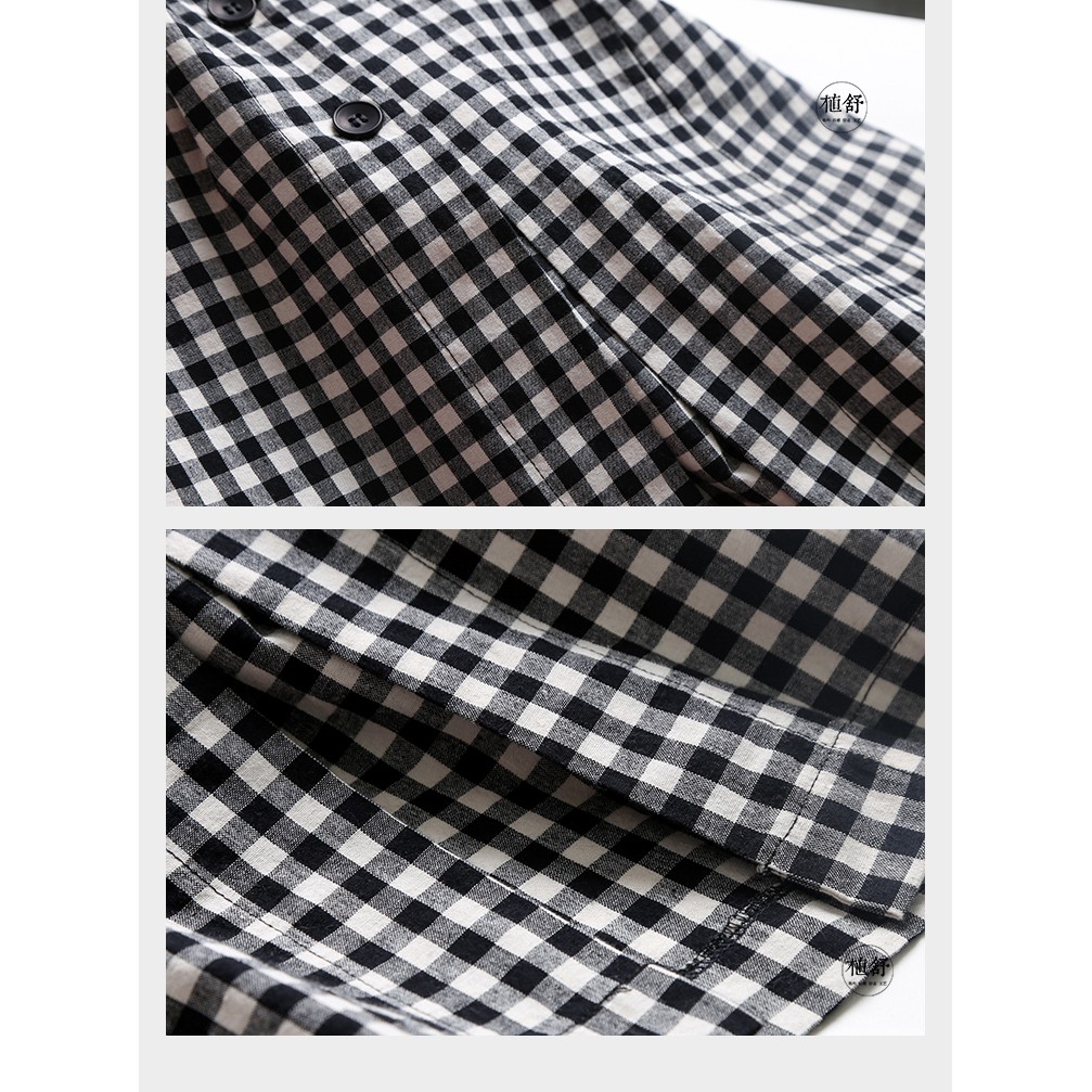 chân váy chữ A ULzzang màu kẻ chất tuyết mưa thời trang nữ