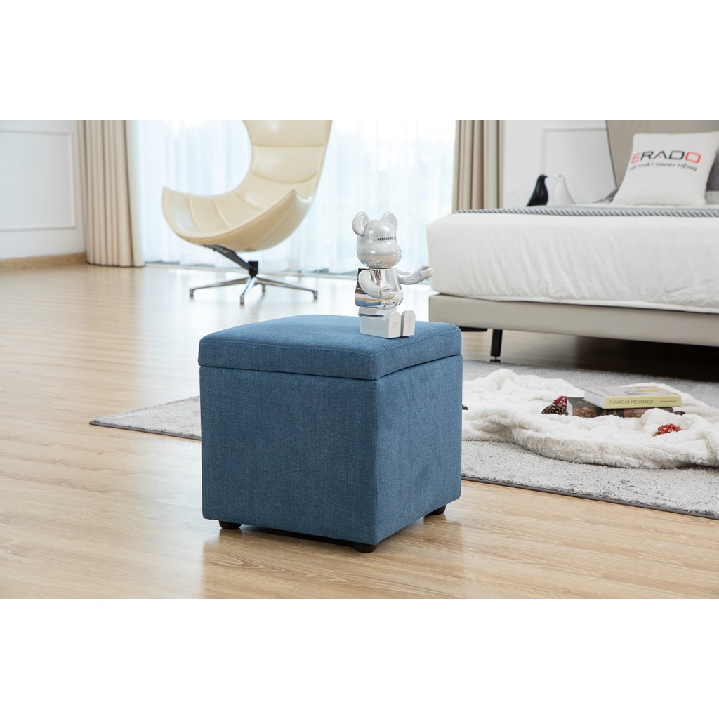 Ghế Đôn Sofa 40x40 cm Nhà Cam Tròn/ Vuông, Đa Dạng Các Mẫu